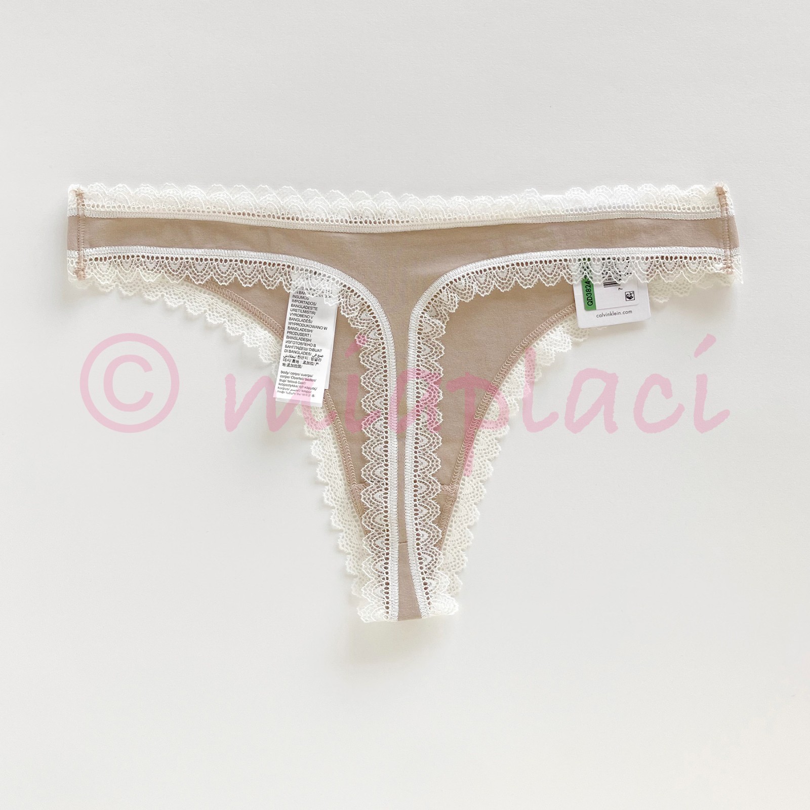 NWT Lot of 3 Calvin Klein Panties Thong Bikini Hipster Large