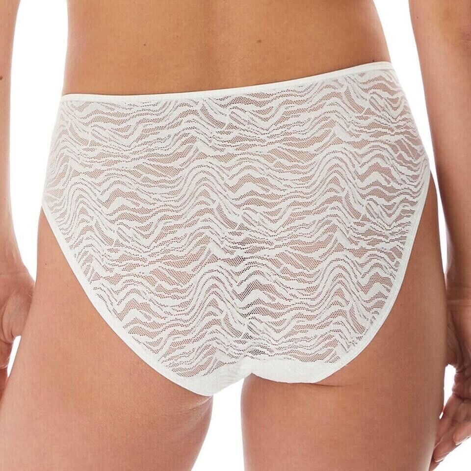 Fantasie Impression Brief White Size XS 8 10 Classic Mid Rise Knickers Lace 5855