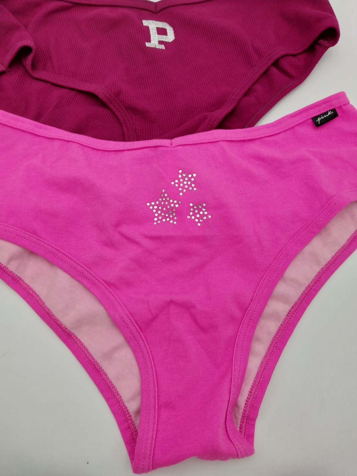 Victoria’s Secret PINK  2 PRS Cheekster/Tanga Size: LG Panty NWT