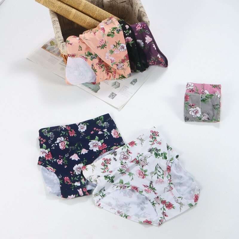 1Pcs PantalEtas FeMeninas BlummeRs Calzones Para MuJer De Algodon ComOdas