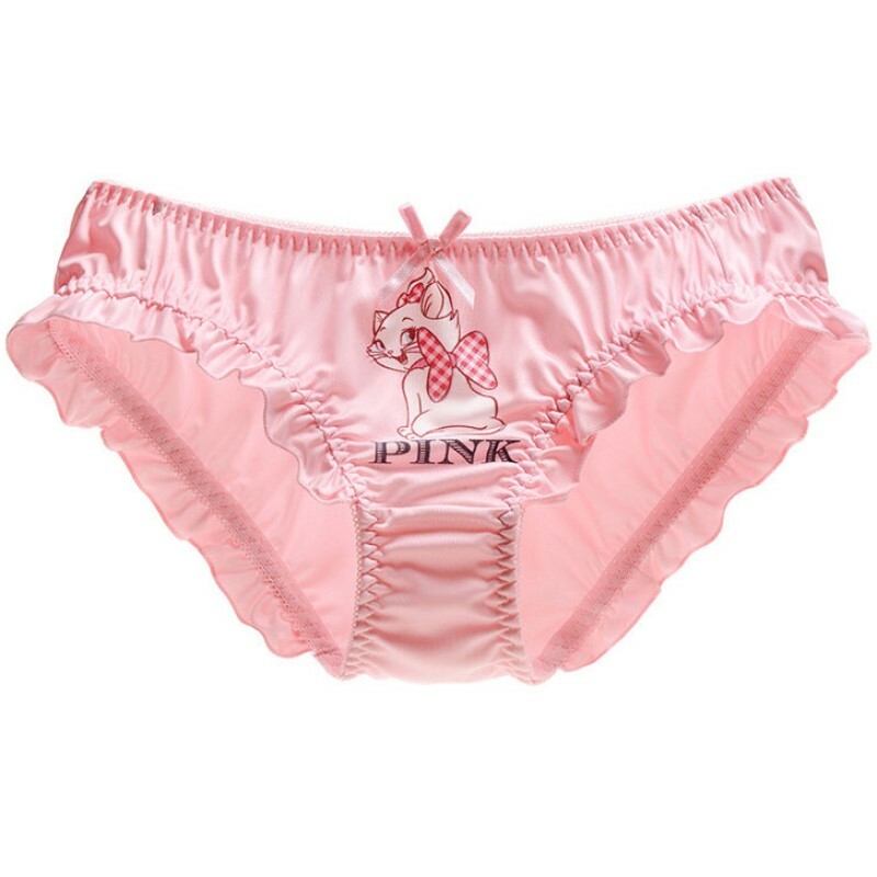 2PCS Womens Cartoon Knicker Anime Panties Cosplay Ruffle Briefs Bikini Underwear