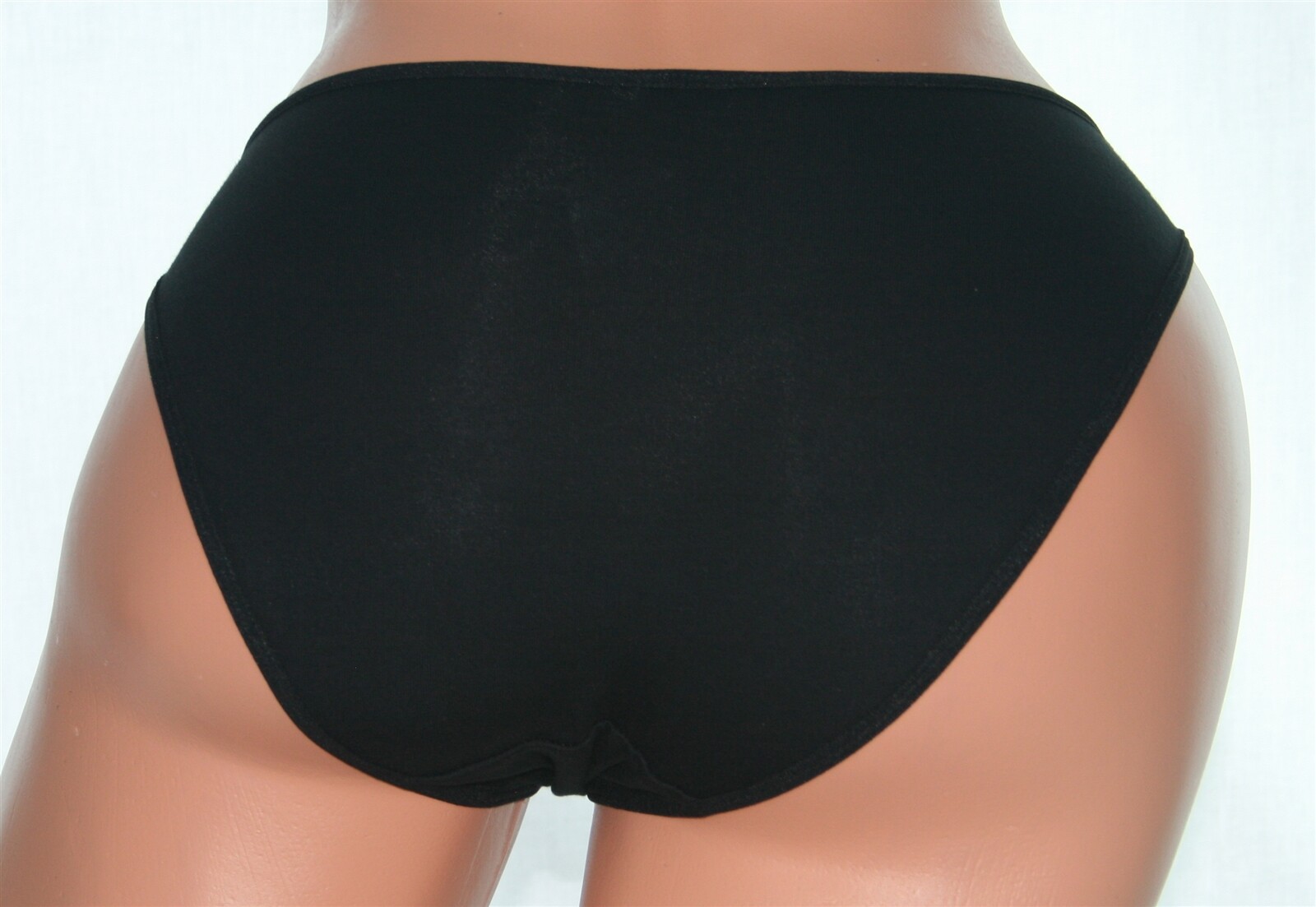 Solid Midnight Black Bikini Panty that is Slightly Soft Size 34/36