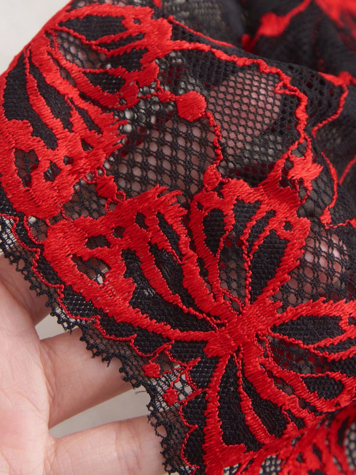 Women’s Black Embroidered Backless Lace Butterfly Sexy Brief Lingerie Panties