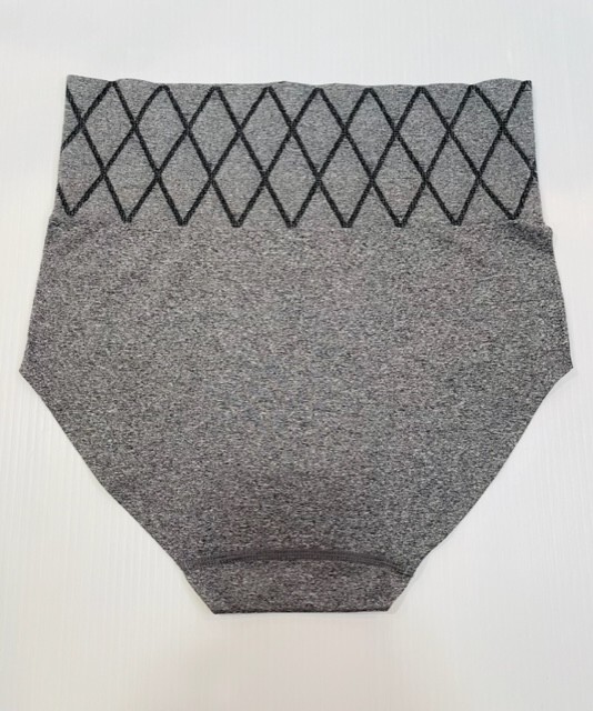 Nautica Intimates Womens Size Large Hi Waist Shaping Brief Boxer Gray