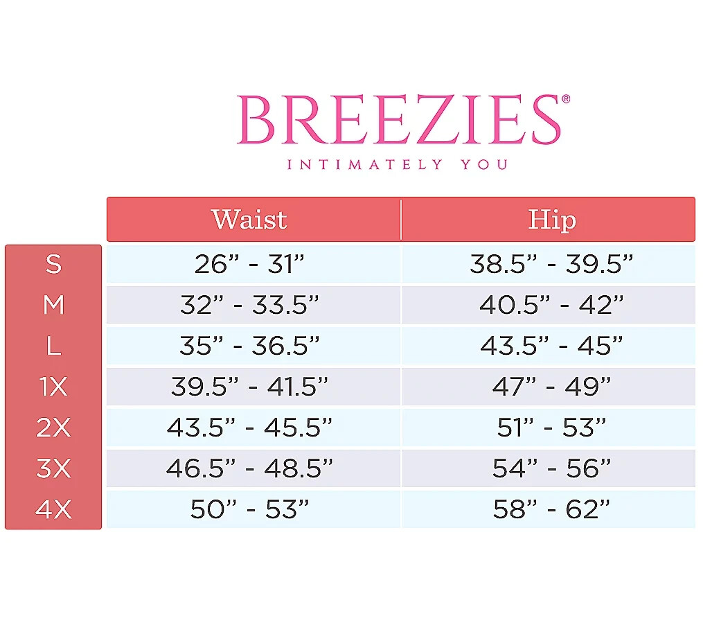 Breezies Seamless Long Leg Control Panties Set of Three Sunbeige Large