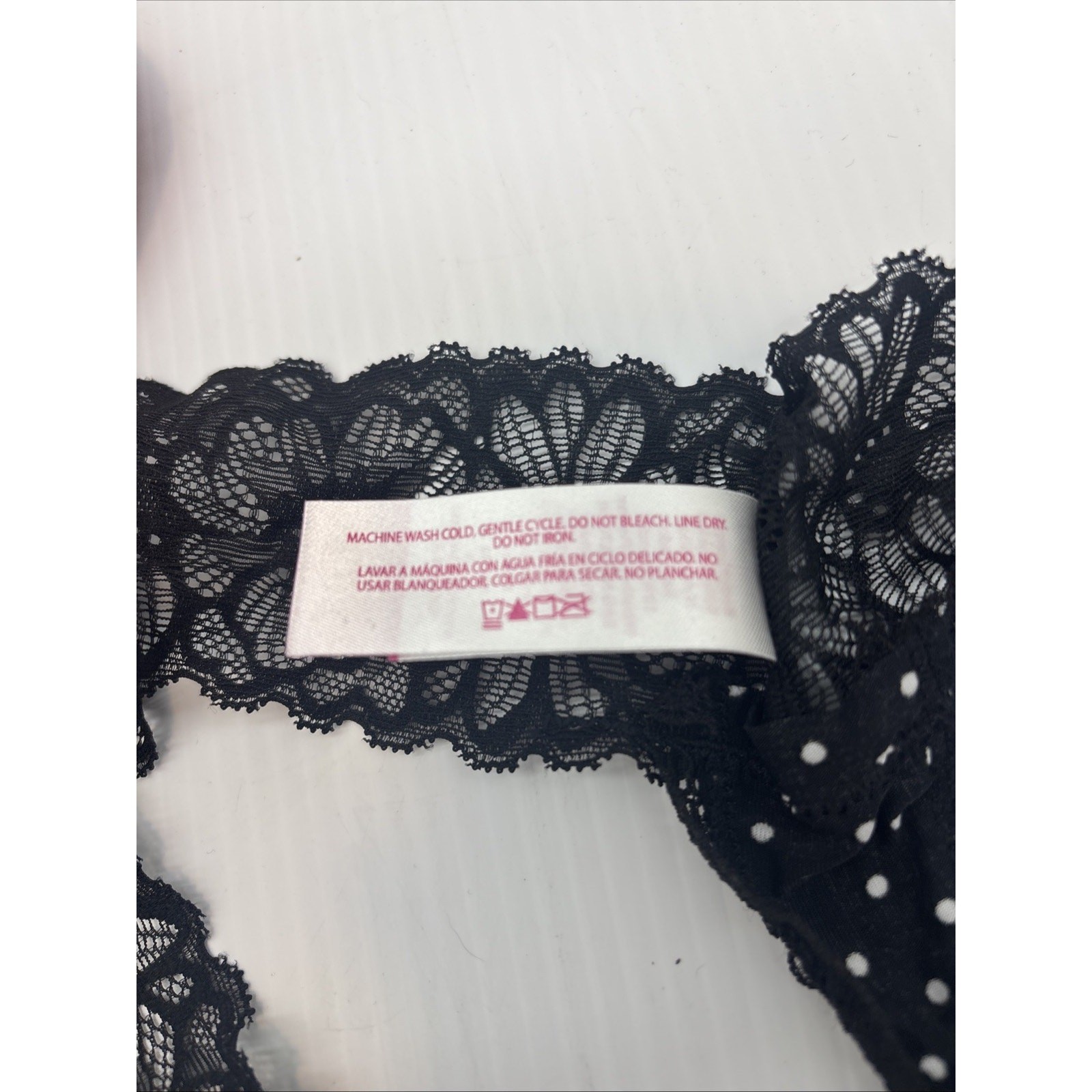 Underwear for Women XXL (19) Thong Black Orange Lace Lot of 3 {RR}