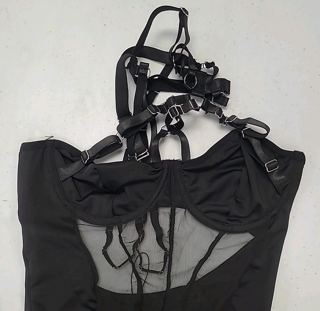 New Naked Underwear Body With Suspenders Women’s US Size S
