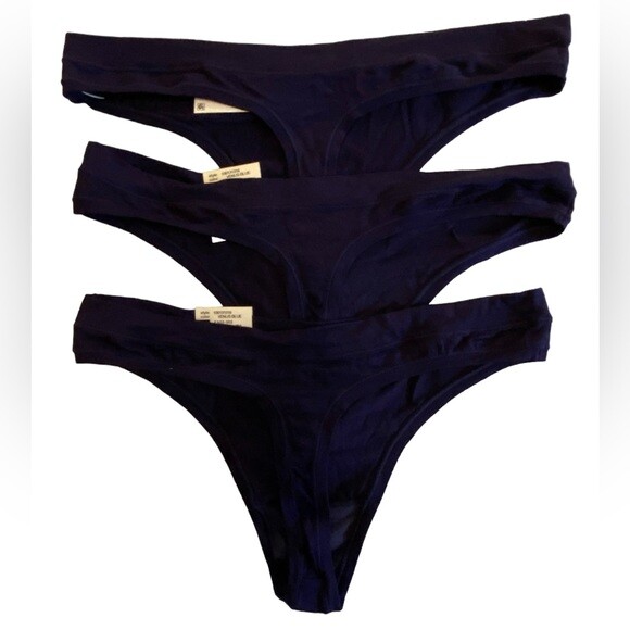 NWT ALFANI Ultra Soft Mix-and-Match Thong Underwear 3 pair Venus Blue