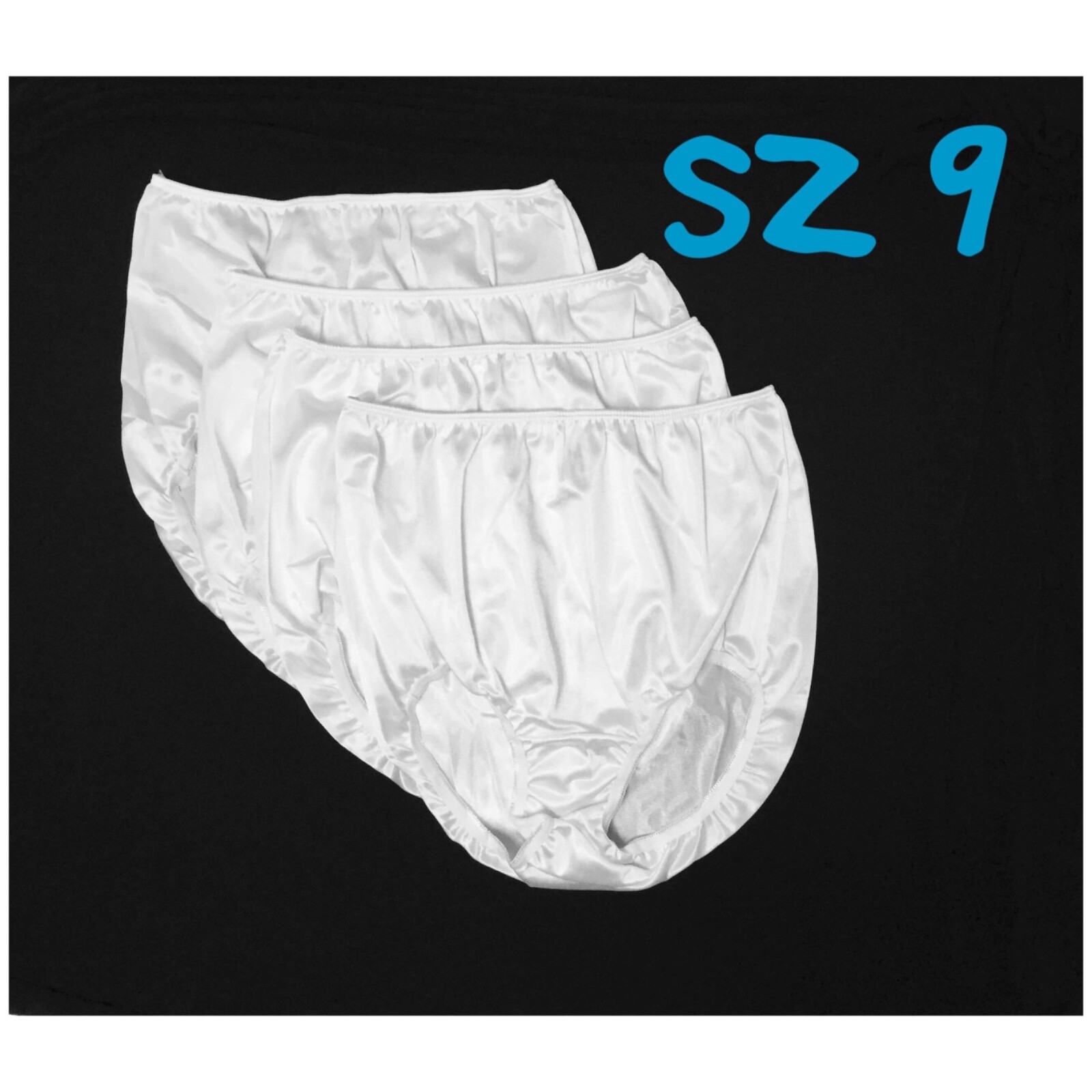 New 4 pcs Smart Fit Soft Solid Vintage Briefs In White