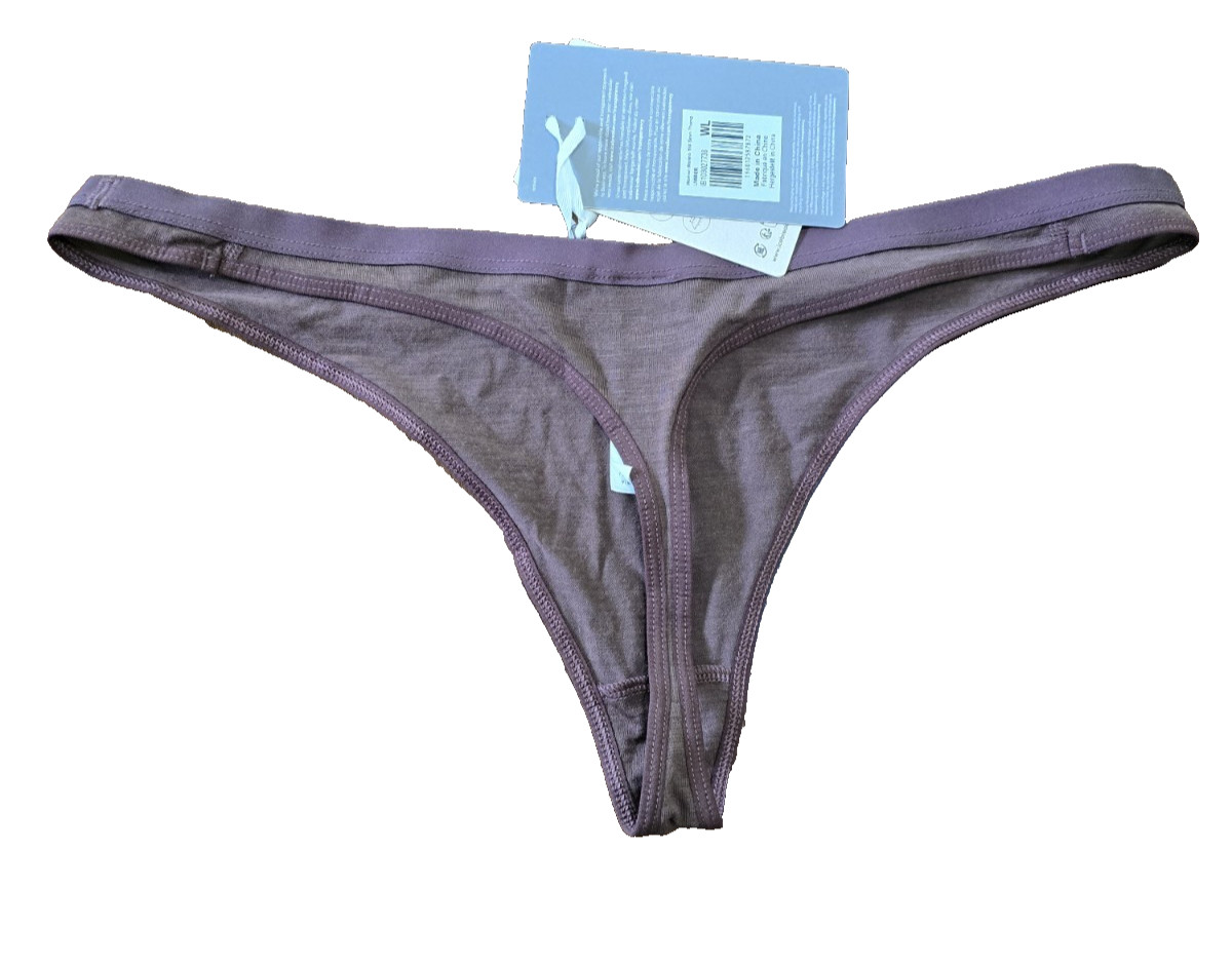 NIB Icebreaker Women’s Merino 150 Siren Thong Umber (Brown) Color Size Large