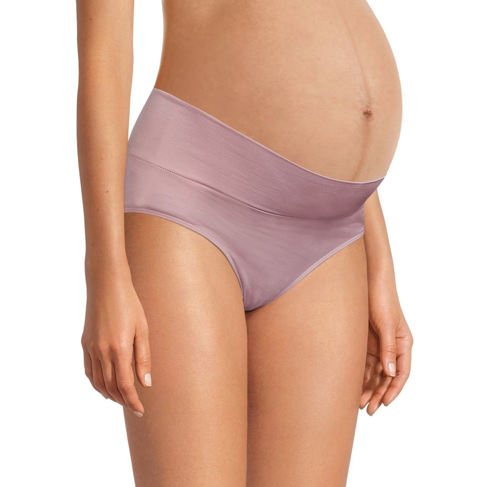 3 Pack Maternity Large Seamless Foldover Bikini Cooling Underwear Buttery Soft