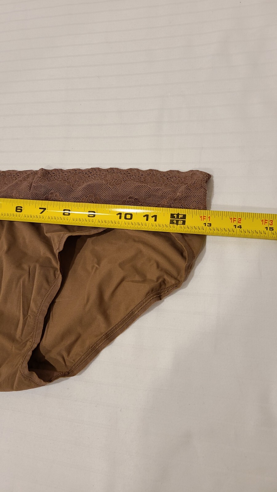 NWT-Natori Bliss Perfection One Size Fits All V-Kini Panty-Toffee Caramel Color