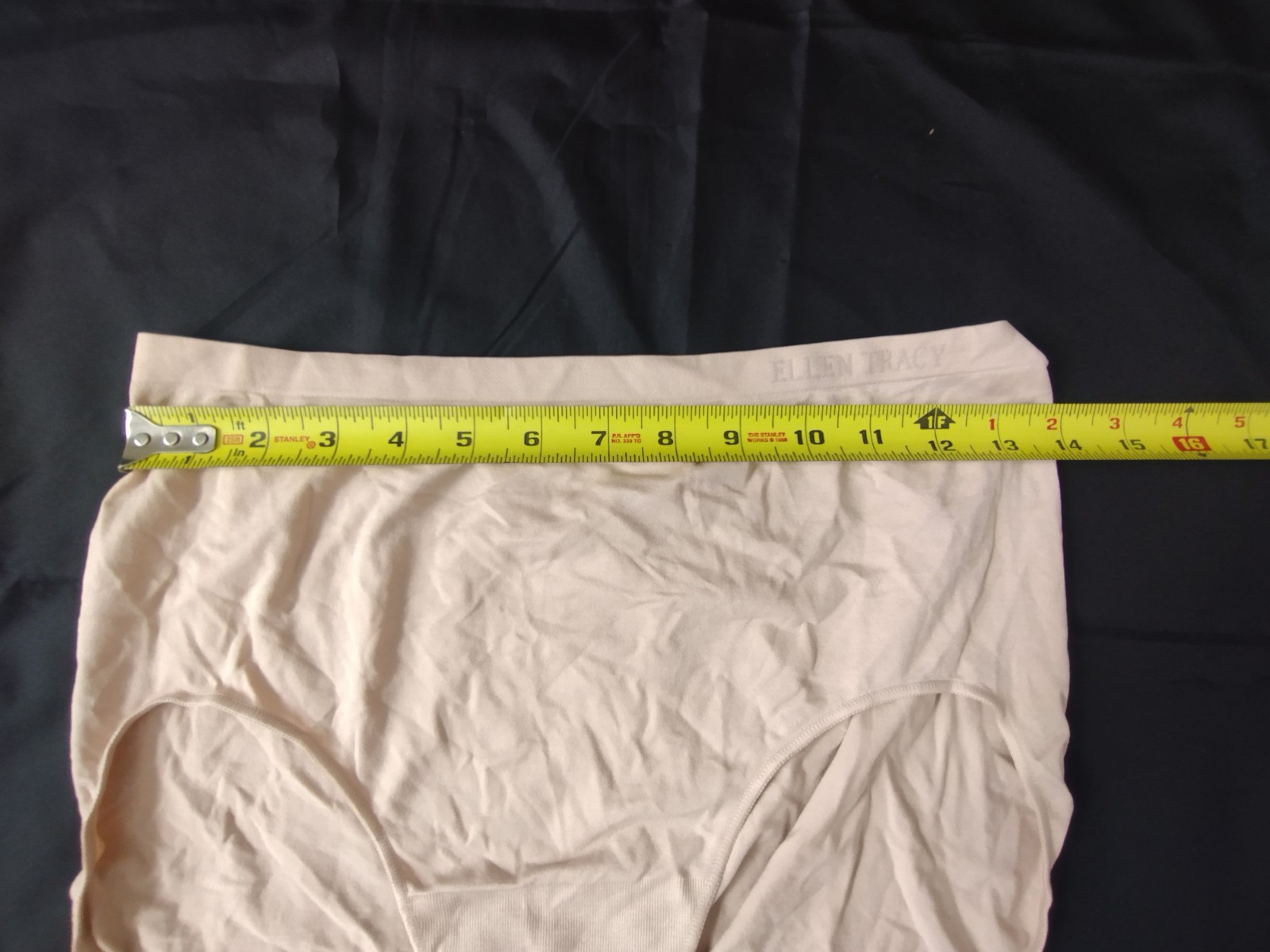 Ellen Tracy ladies’ brief stretch panty-NWOT-Sz XXL/9-taupe-nylon/spandex