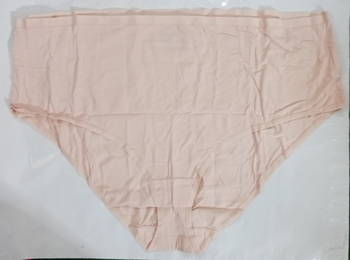 Panties Plus Size 5X / 5XL, Beige, deep red, brown. 95% cotton. waist 46″ 50 in