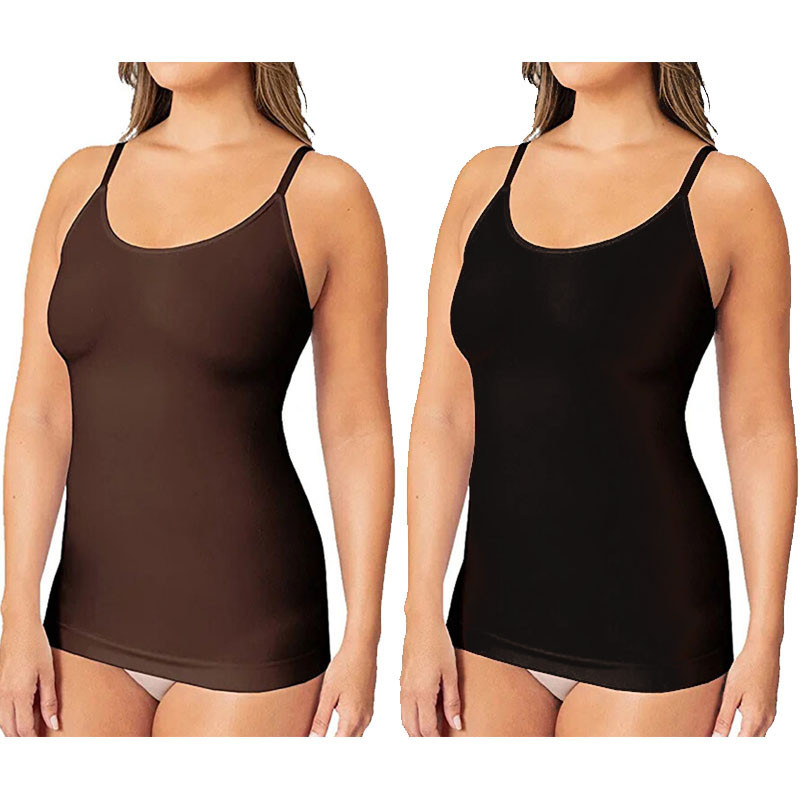 2 Pack Women’s Cami Tank Tops – Lightweight Breathable Sleeveless Shirts