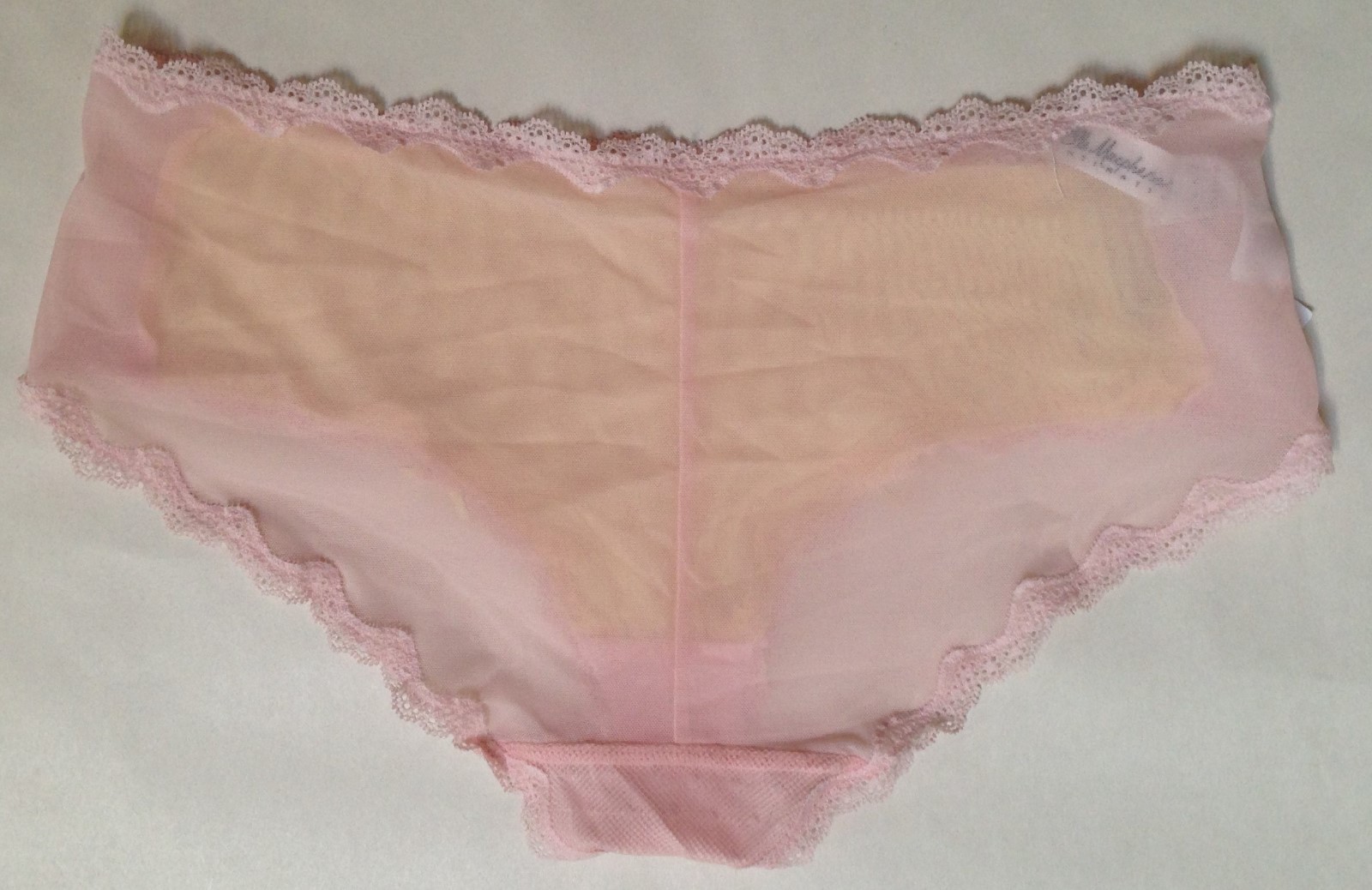 NWT ELLE MACPHERSON MONARQUE PALE ROSE PINK PANTY E13-569 LARGE $30