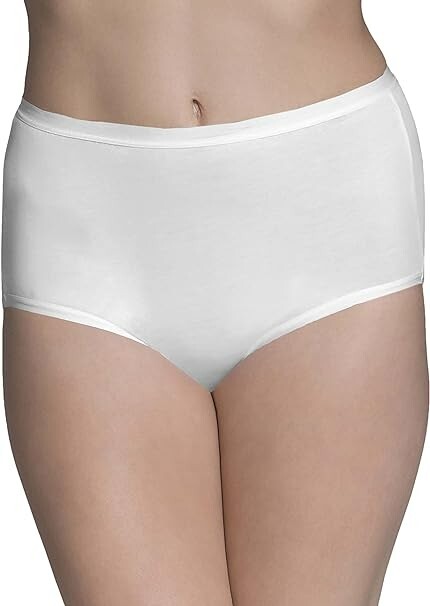 Fruit of The Loom 3-Pk. Briefs White, Beige and Black Size 8/XL