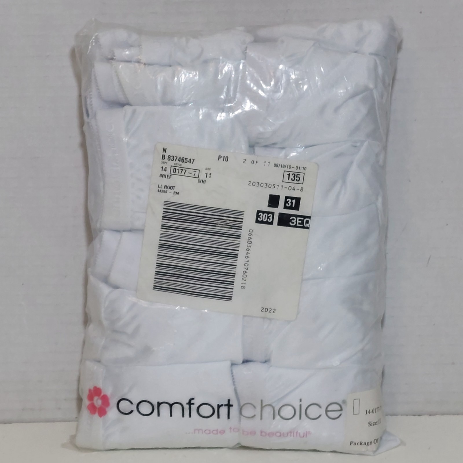 Comfort Choice Women Plus Size 11 Nylon Full Cut Panties 14-0177-7 Pack of 10