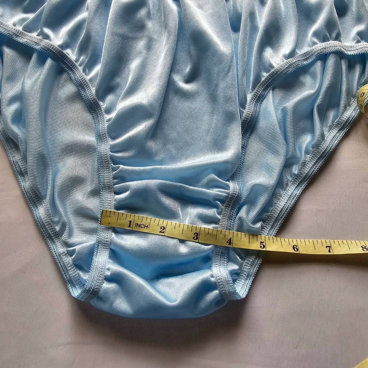 12 Plus Bikini Underwear Nylon Woman Panties Mid-Waist Soft Colorful Briefs /3XL