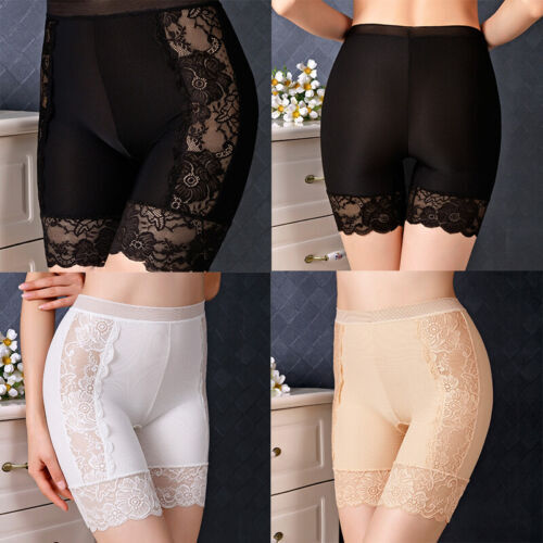 Women Stretch Lace Safety Under Shorts Seamless Leggings Pants Skirt Shorts