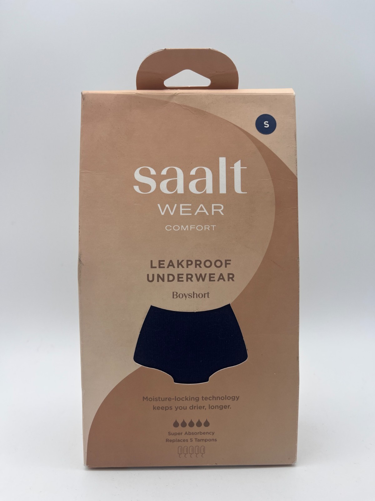 SAALT WOMEN’S LEAKPROOF UNDERWEAR SIZE SMALL SUPER ABSORBENCY SEALED MR 524
