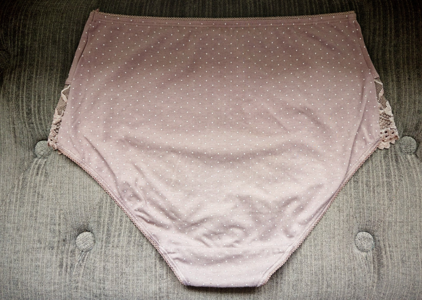 M&S Cotton Mix Mink Classic Fit Full Brief Size 14