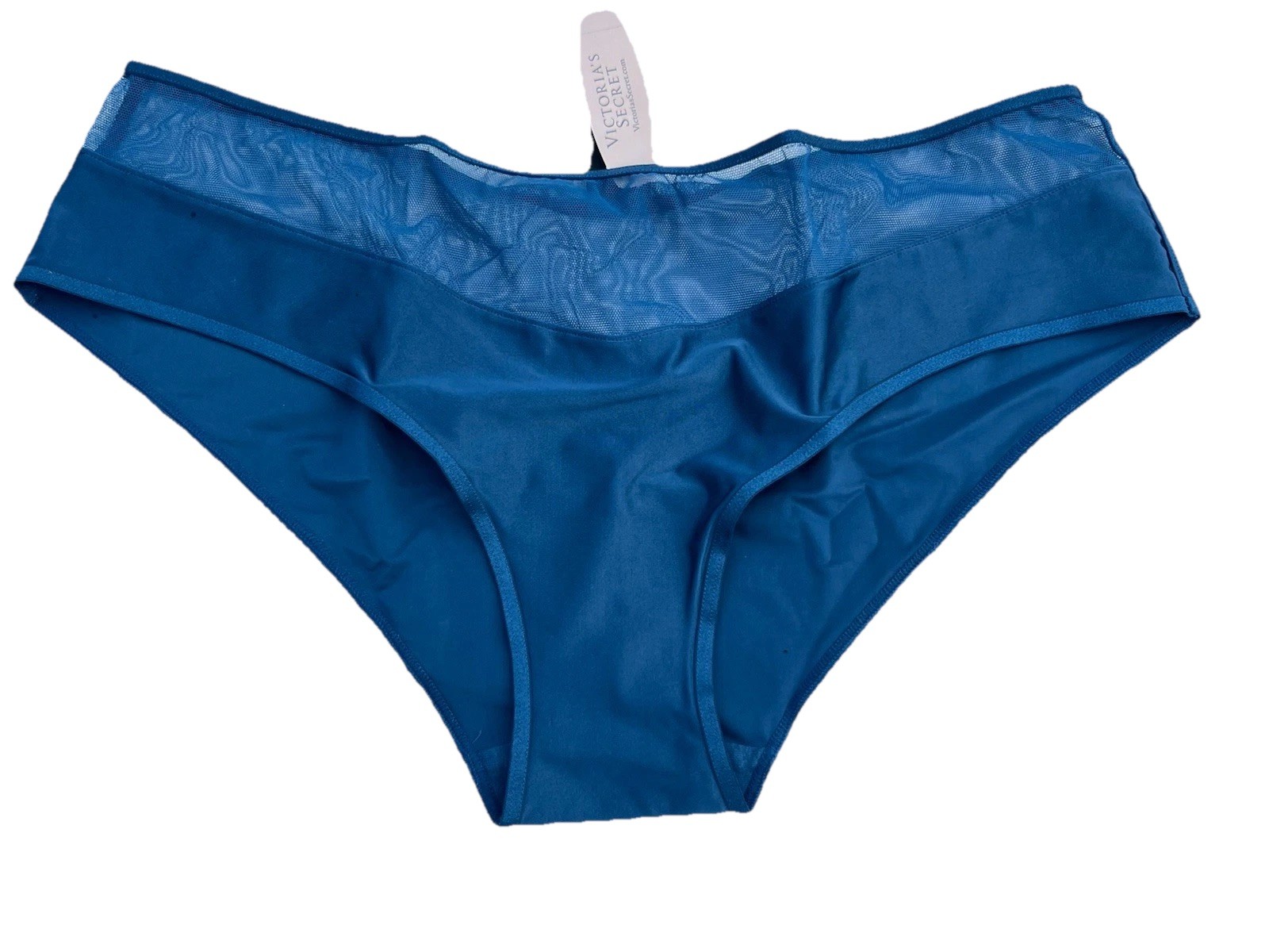 Vintage Victoria’s Secret Silky Smooth Deep Turquoise Rare Hiphugger Panty L NWT