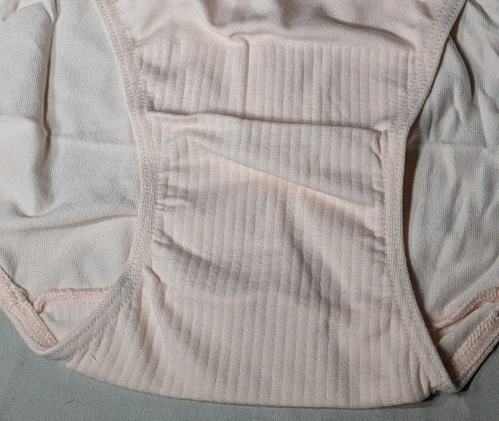NOS NWT Bali Women’s Smoothing Hi-Cut Underwear Pale Pink Size 6/7