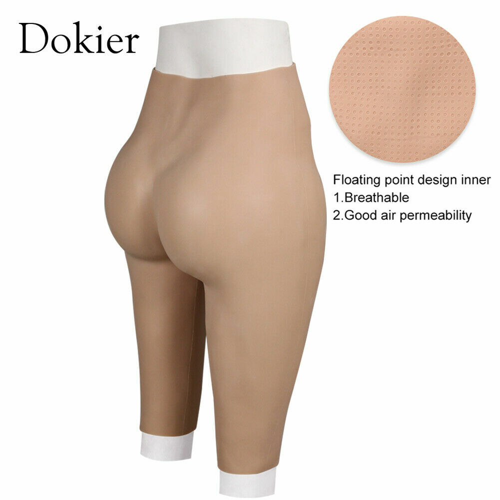 Dokier Plus Size Silicone Crossdresser Pants Hip Shaping Panties Thicken Panties