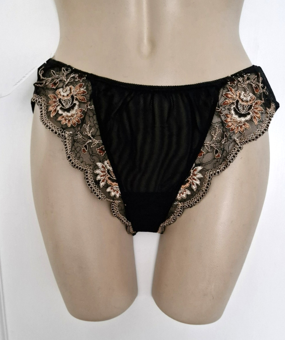 Women’s Lace Black Knickers Panties Briefs