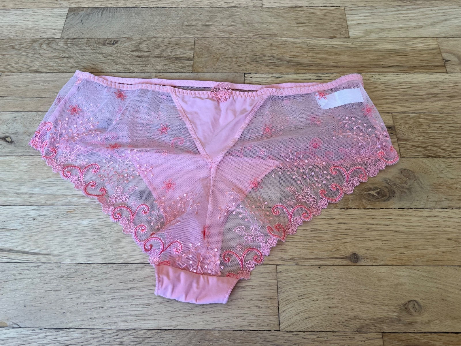 New Simone Perele DELICE Boyshort Panty Smokey Pink Size 3 Medium