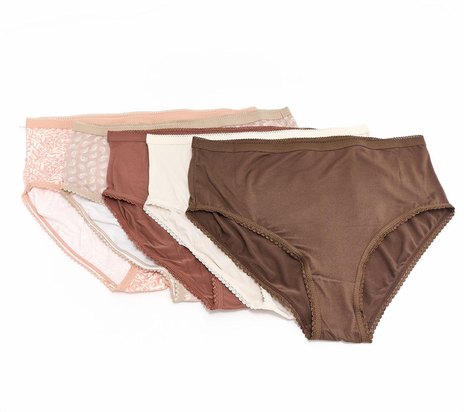 Muk Luks Women’s Panties Sz M Cloud Knit Comfort Panty Brown Smooth A706567