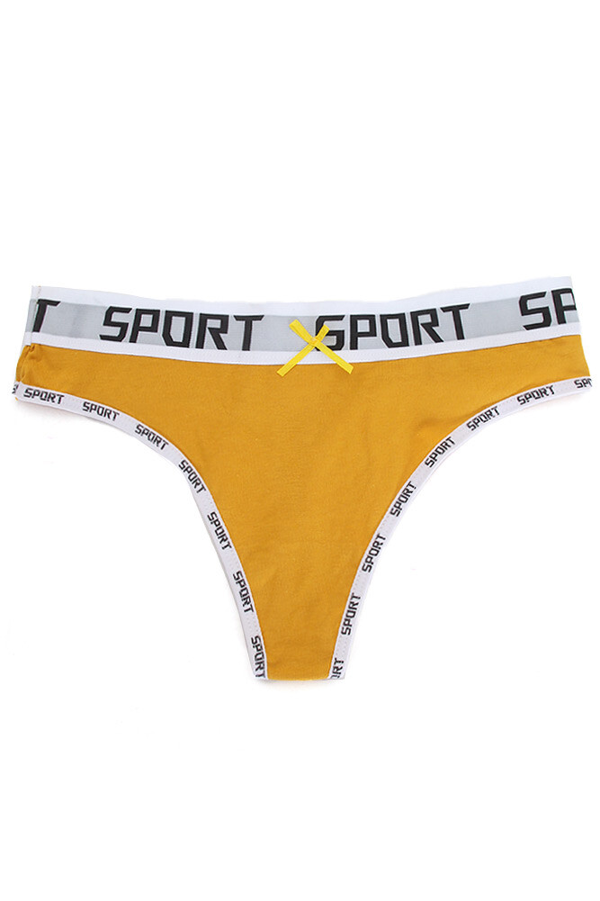 ScarvesMe 12 pack Women’s Assorted Sport Band Cotton Comfy Sexy Thong Panties