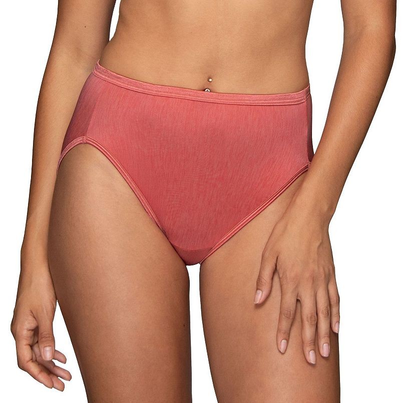 Vanity Fair 2-Pair HI CUT brief 13108 Body Shine Illumination poly/nylon 10/3XL