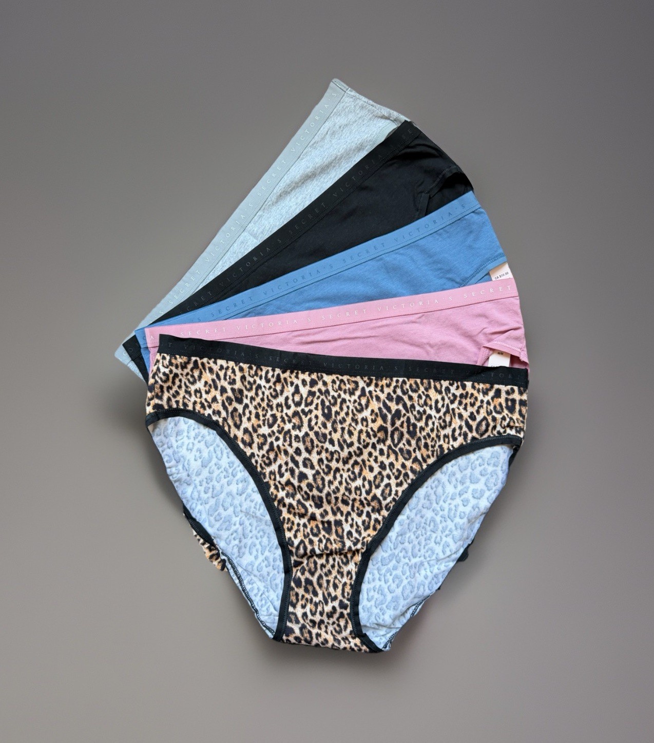 Victoria’s Secret Lot 5 sz M High Leg Brief Panty Cotton Underwear Bundle Pack