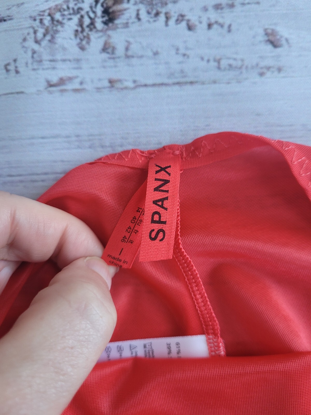 New SPANX By Sara Blakely L Spanx Red Skinny Britches Hipster Panty Women