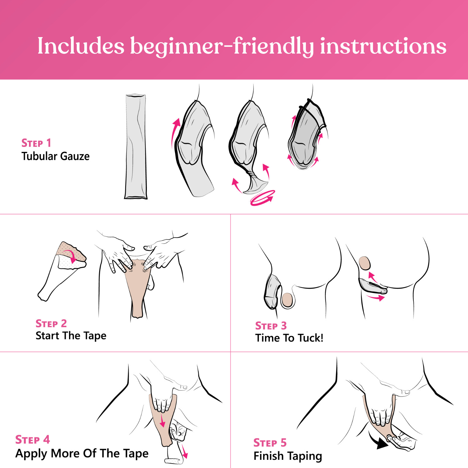 Tuck Yourself Tucking Tape Kit | DressTech – Transgender – Drag Queen