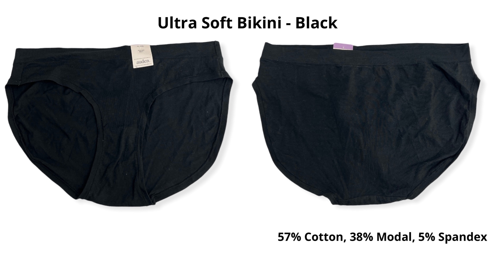 Women’s 4pk Assorted Styles & Colors Underwear – Auden – XL (16) – S554