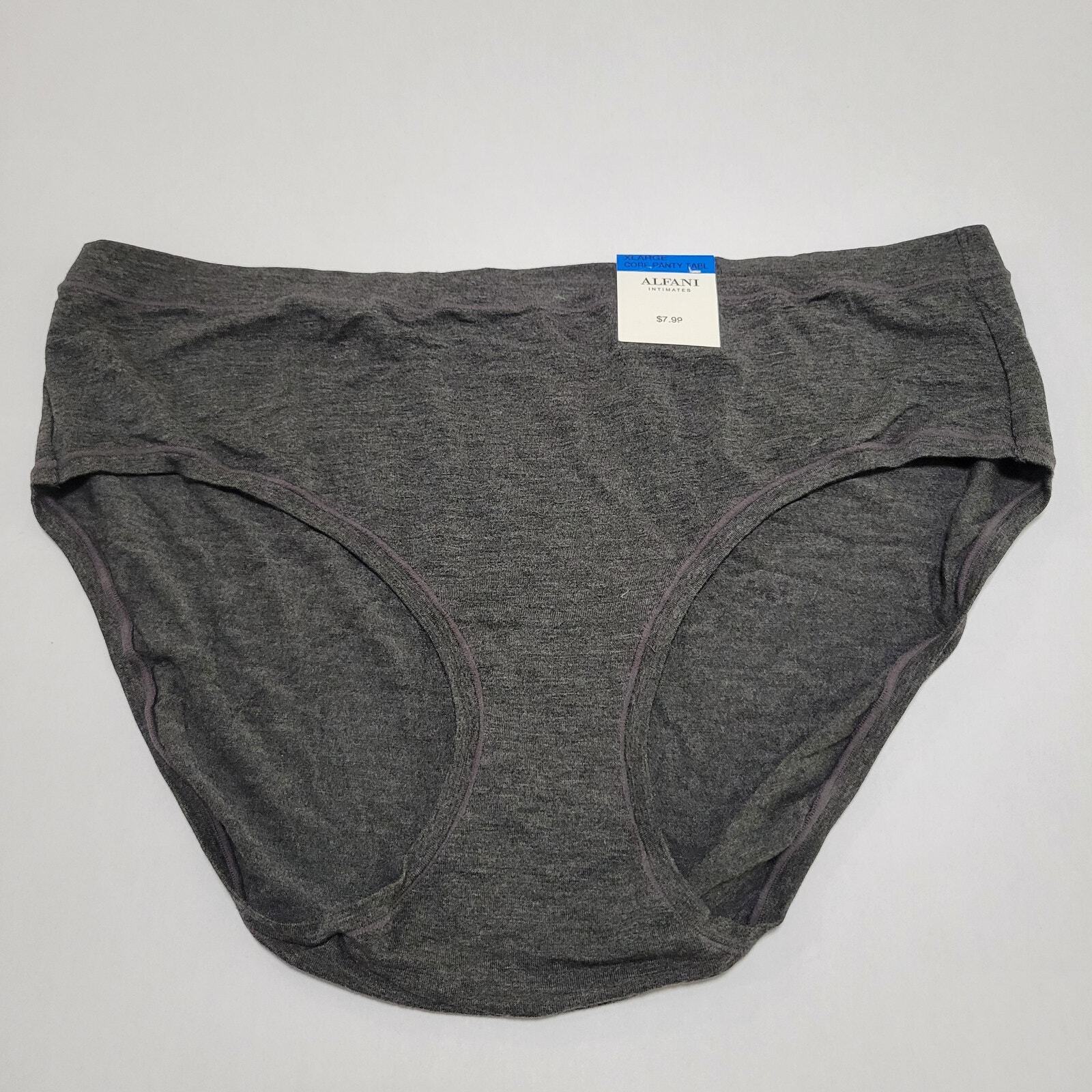 Alfani Ultra Soft Mix-and-Match Hipster Underwear Charcoal Grey NWT Size XL