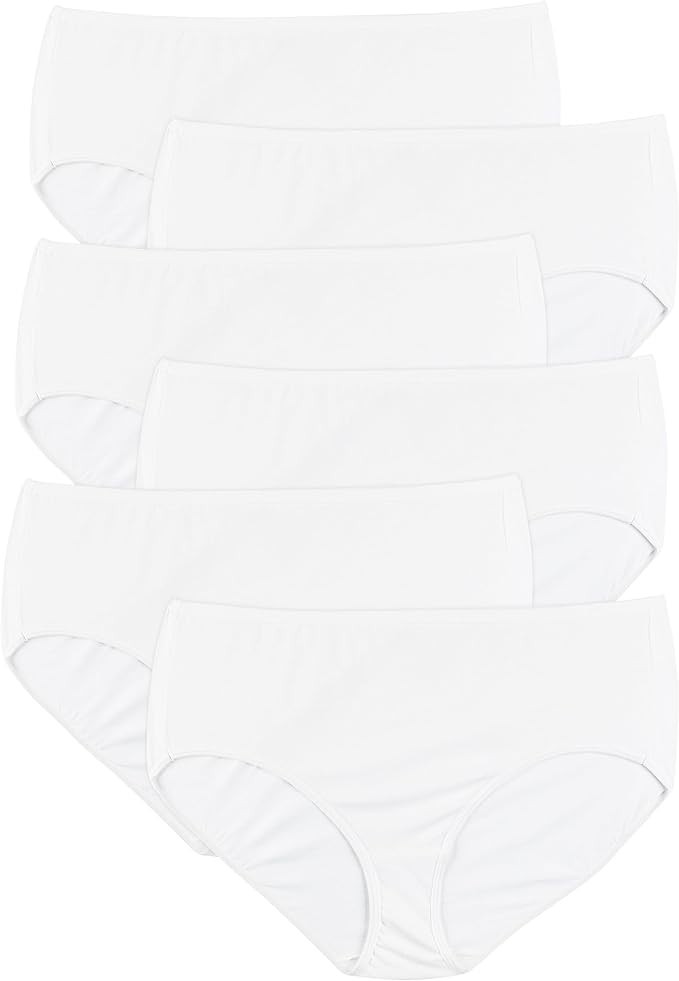 Hanes Women’s Jms Women’s Cool Comfort Cotton Brief 6-pack