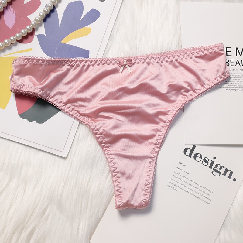 Pack Of 4 Sexy Ladies Womens Silky Satin Panties Underwear Bikini Brief Lingerie