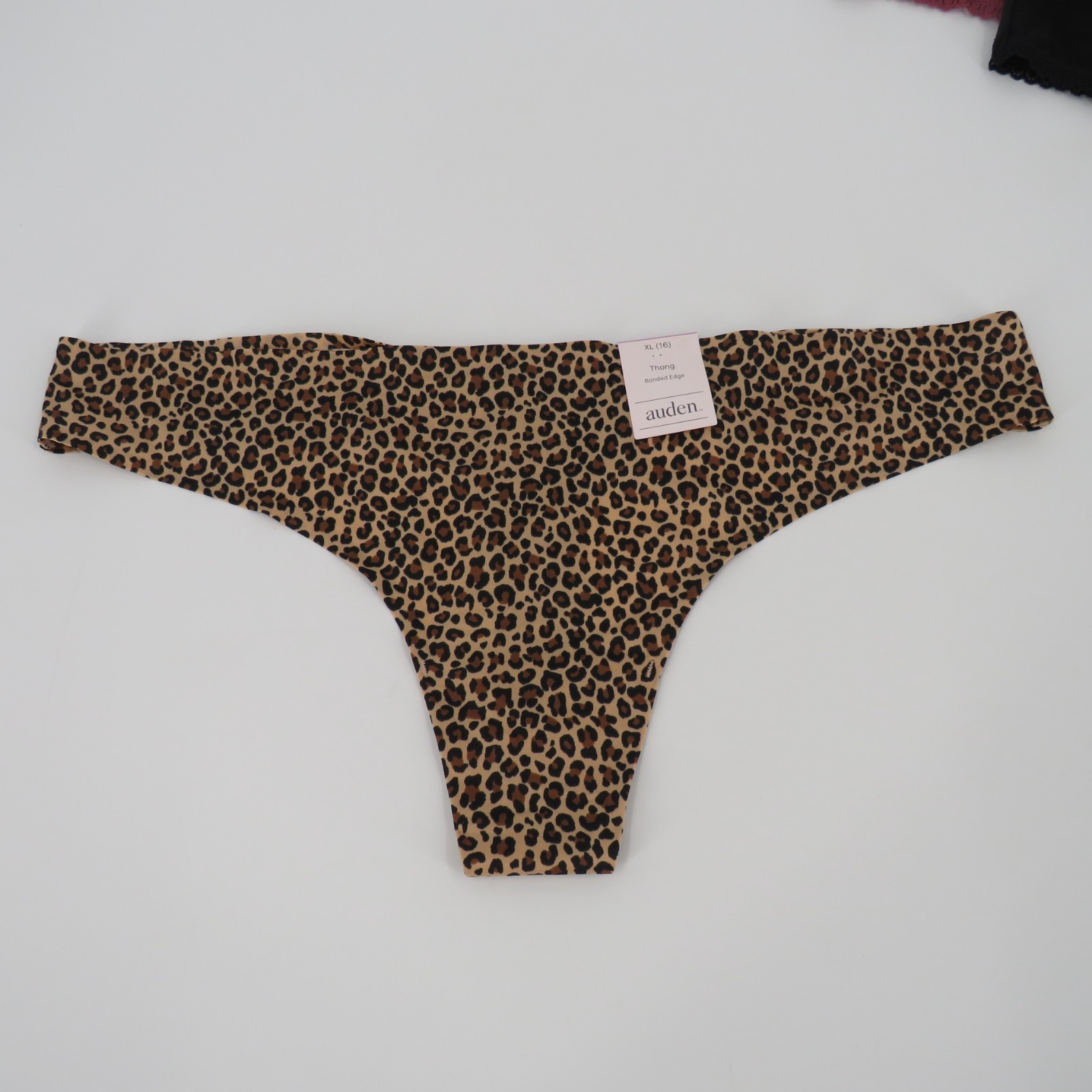 Auden Bonded Edge & Lace Trim Thong Underwear Women’s Size XL (16) – 3 Pairs