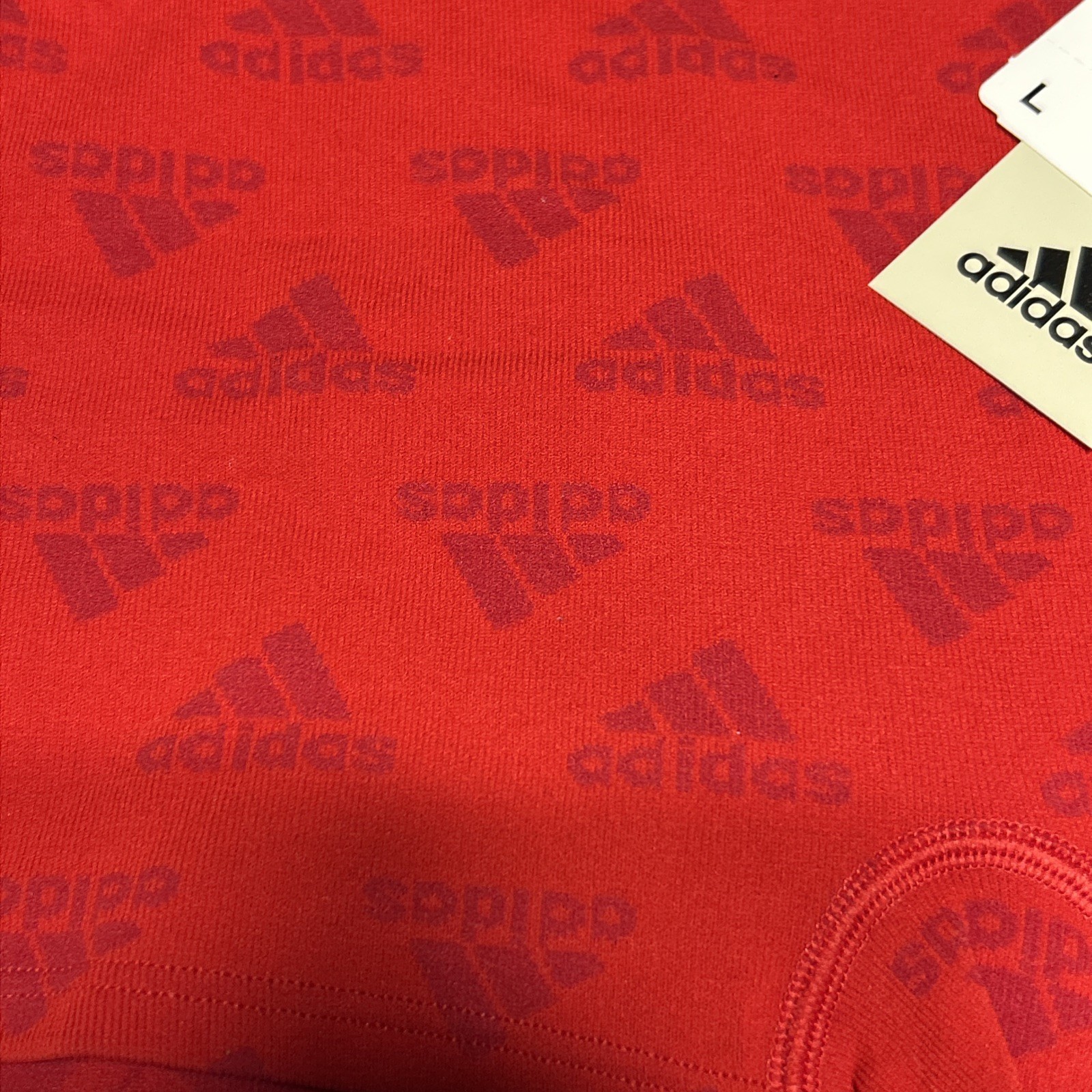 Women’s Adidas 3 Pack Boy Short Underwear Red White Blue Size L