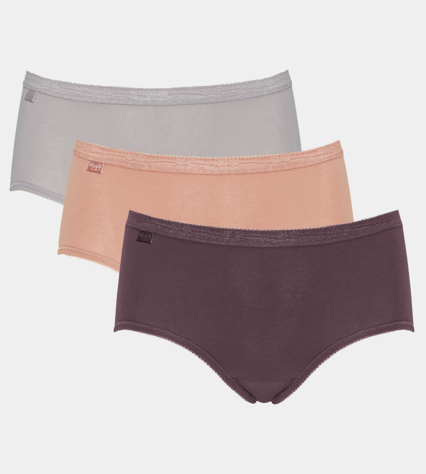 Sloggi Basic Midi Brief 3 Pack 10107163 Everyday Lingerie Womens Knicker RRP £35