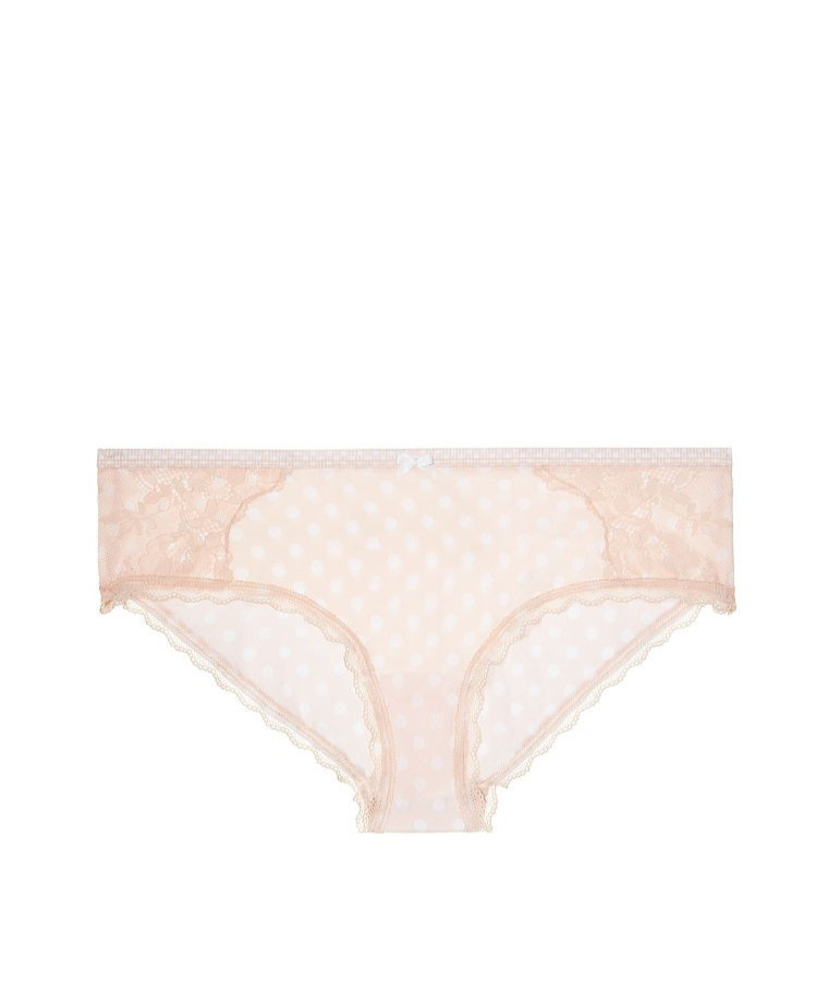 Victoria’s Secret Body by Victoria Lace Trim Hiphugger Panty Polka Dot