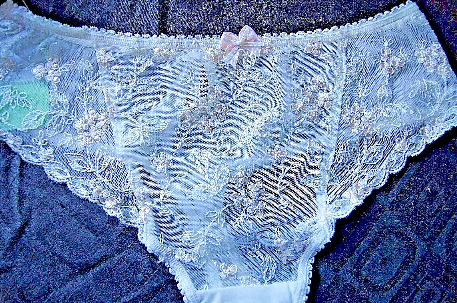 Fantasie Sheer Cream/Pink ALLURE High Rise Thongboy S