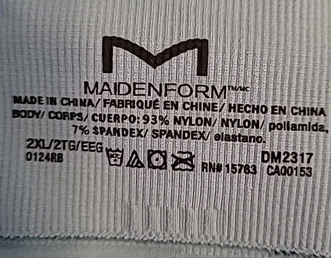 Maidenform Seamless High Leg Bikini. DM2317. Sz 2xl/9
