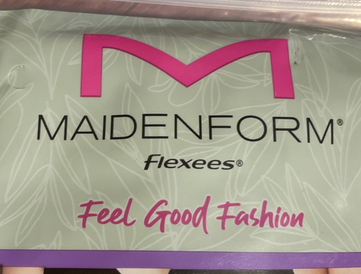 Womens Brief Panty Maidenform Flexees Shapewear Suntan Firm High Waist Size XL