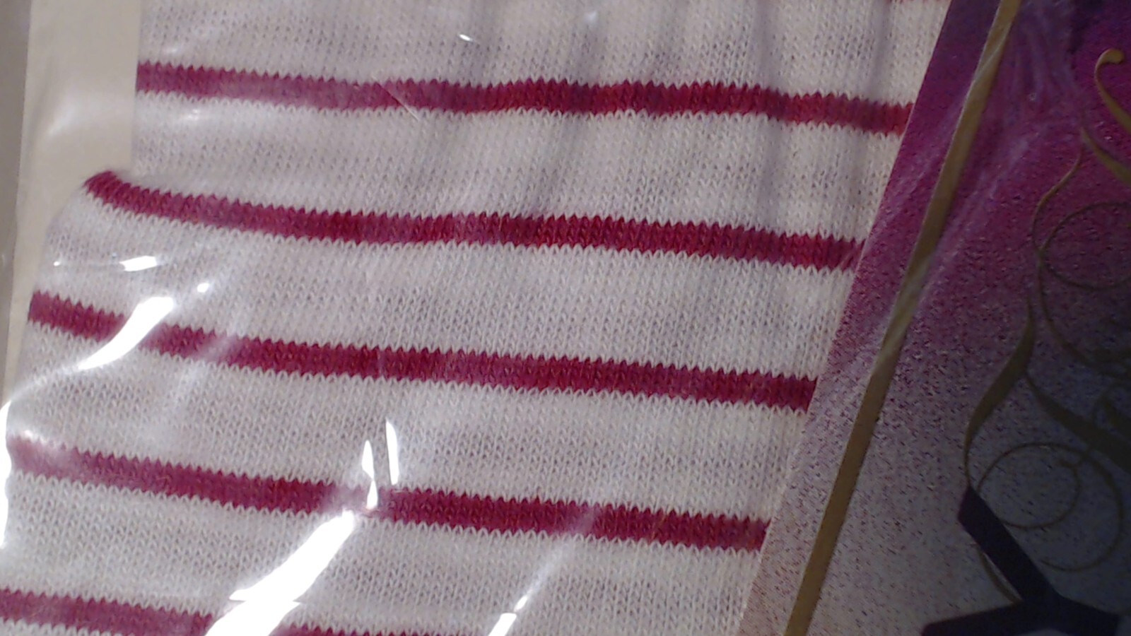 New Vtg 1984 Jockey For Her Red Strip White French Cut Brief Sz 6 Panty Cotton