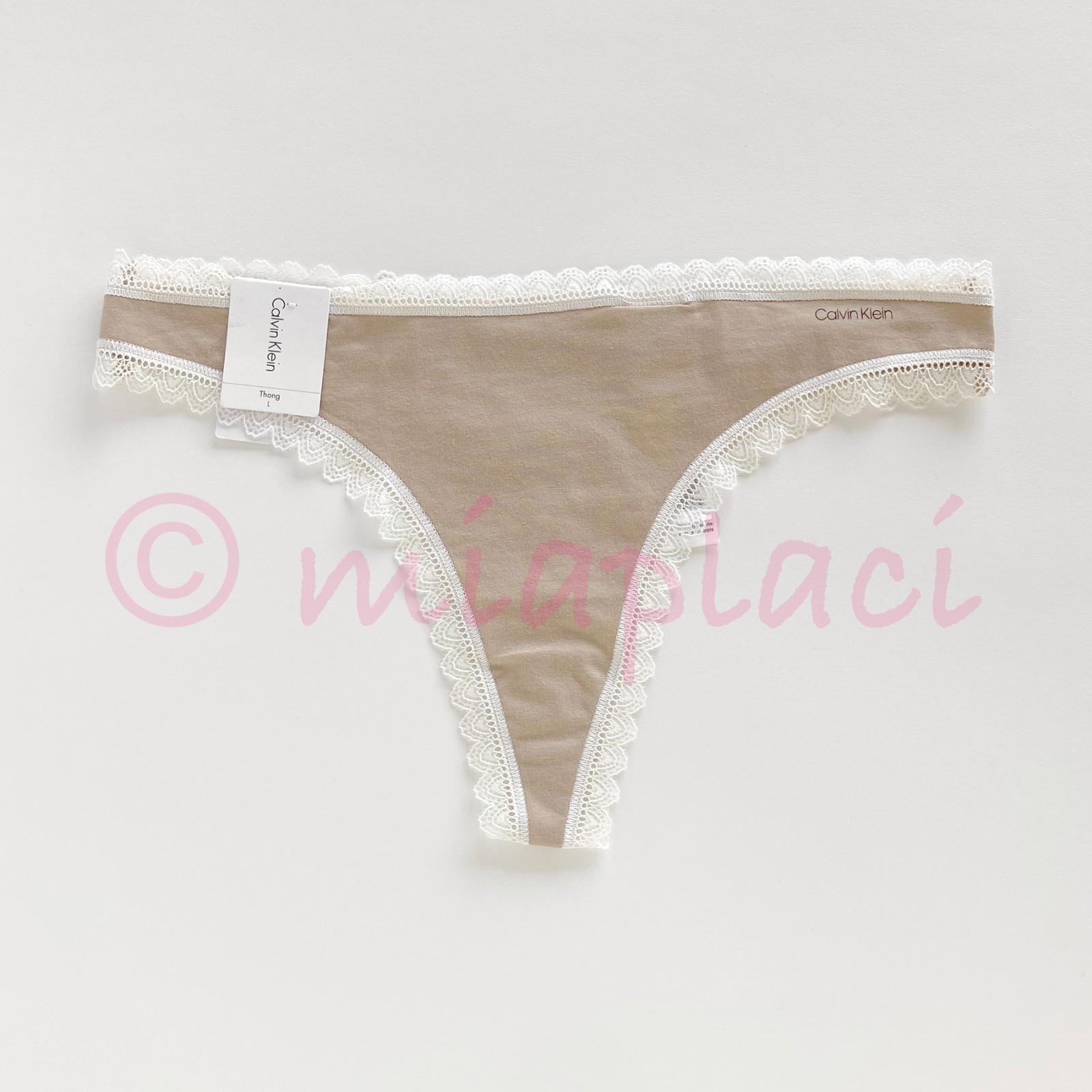 NWT Lot of 3 Calvin Klein Panties Thong Bikini Hipster Large